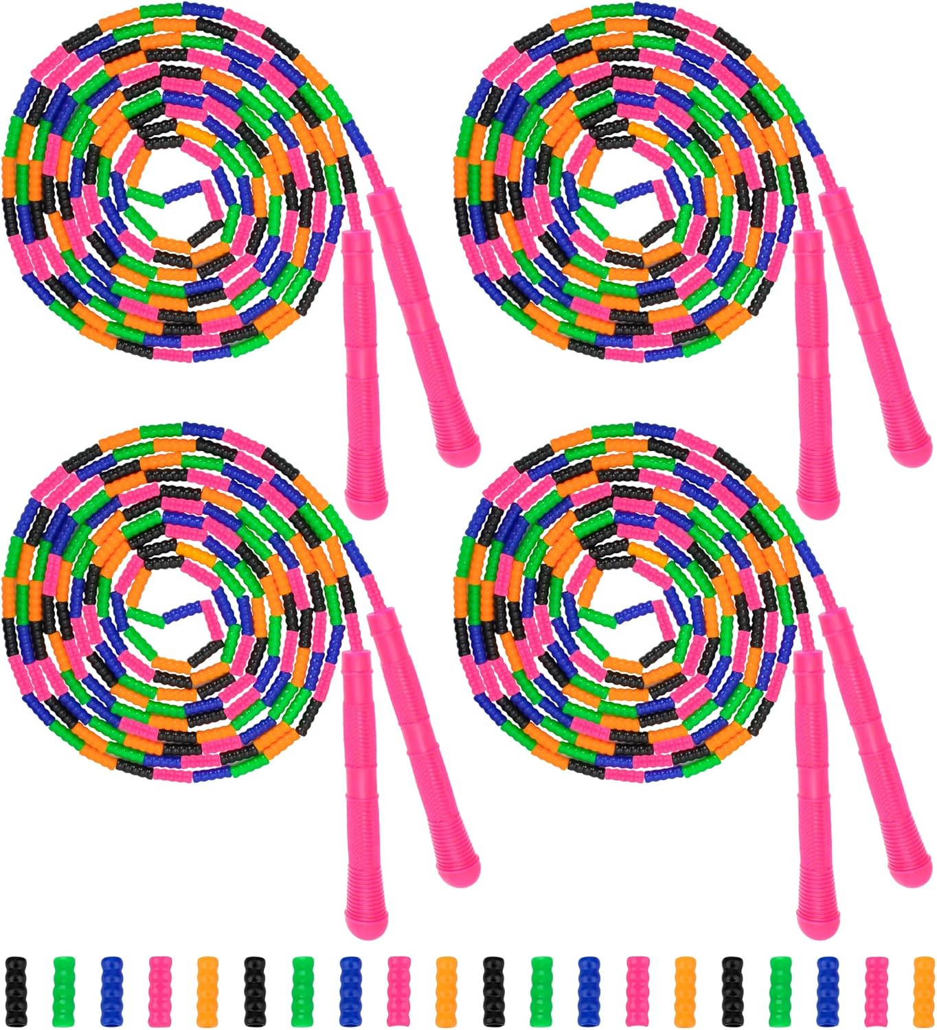Jump Rope Double Dutch - 16FT Long Jump Rope (4 Pack)