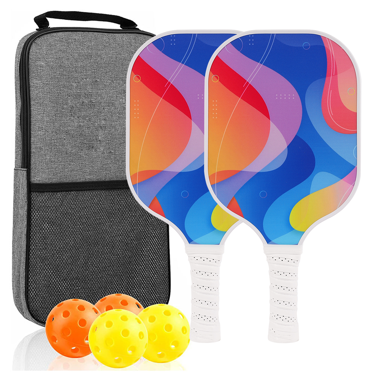 Bocce Ball Set - Pickleball Paddles Set of 2 USAPA