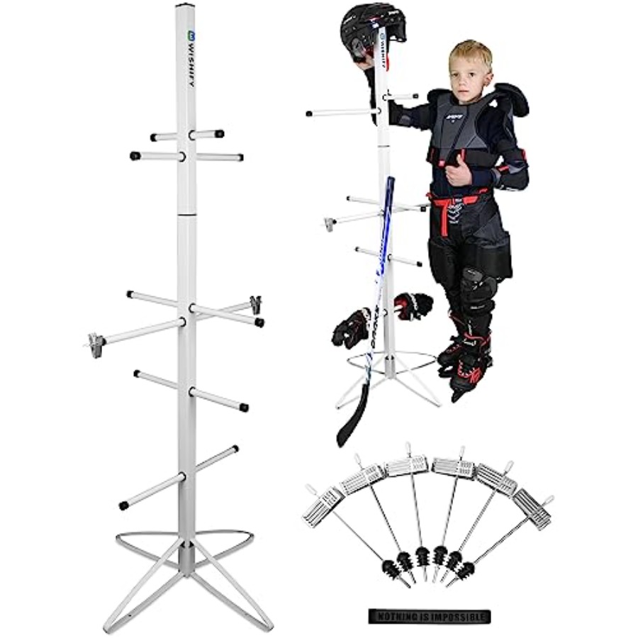 Sports Equipment Drying Rack - Hockey Gear Dryer Rack Heavy Duty
