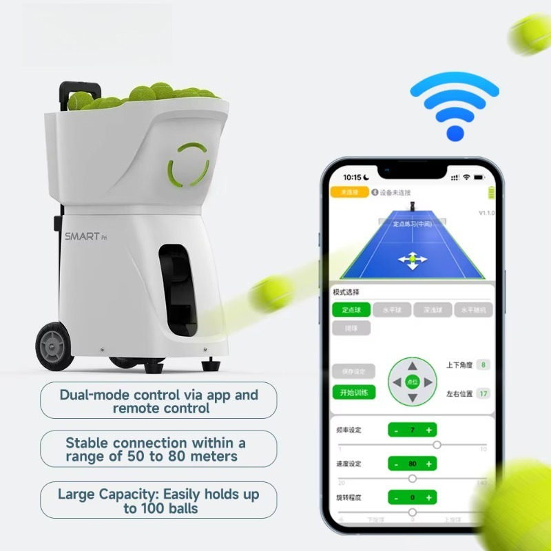 APP Controlled Tennis Ball Mac - Sports Equipment App recensie en prijs