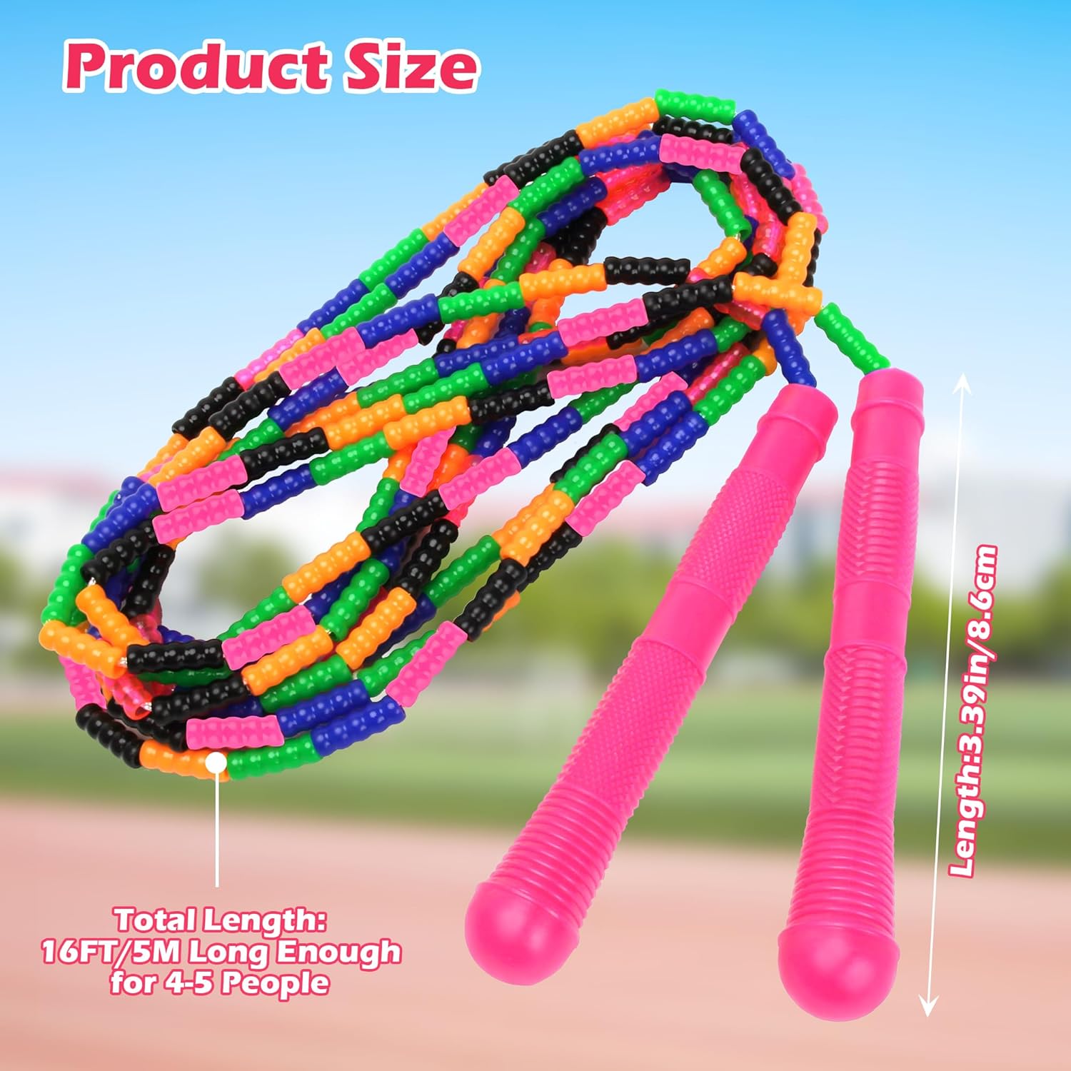 16FT Long Jump Rope (4 Pack) - - Jump Rope Double Dutch recensie en prijs