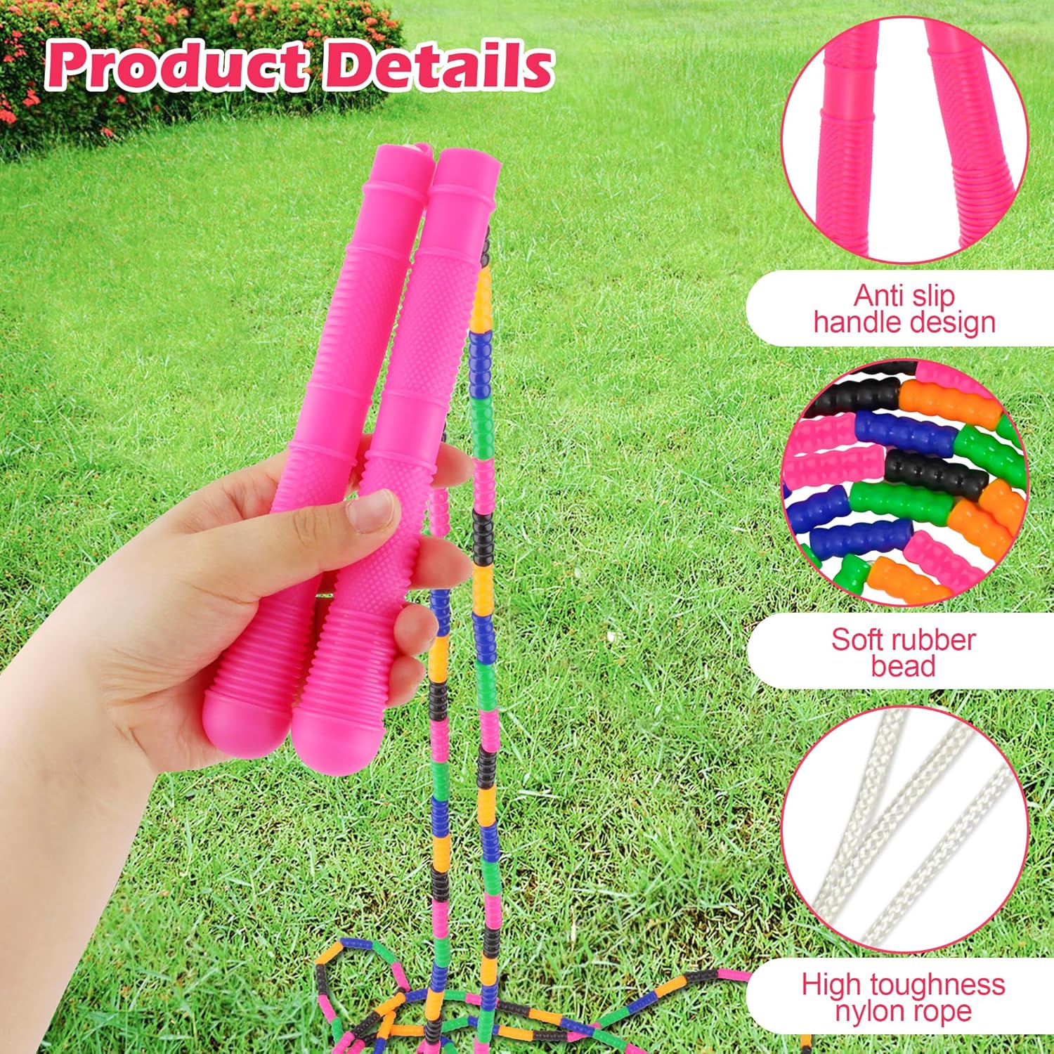 16FT Long Jump Rope (4 Pack) - - Jump Rope Double Dutch recensie en prijs
