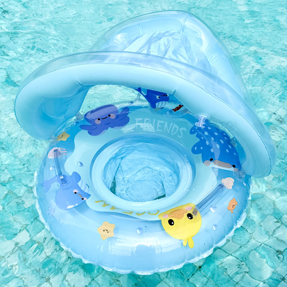 1Pcs Sunshade Swim Ring Inflat - Pull Buoy Swimming recensie en prijs