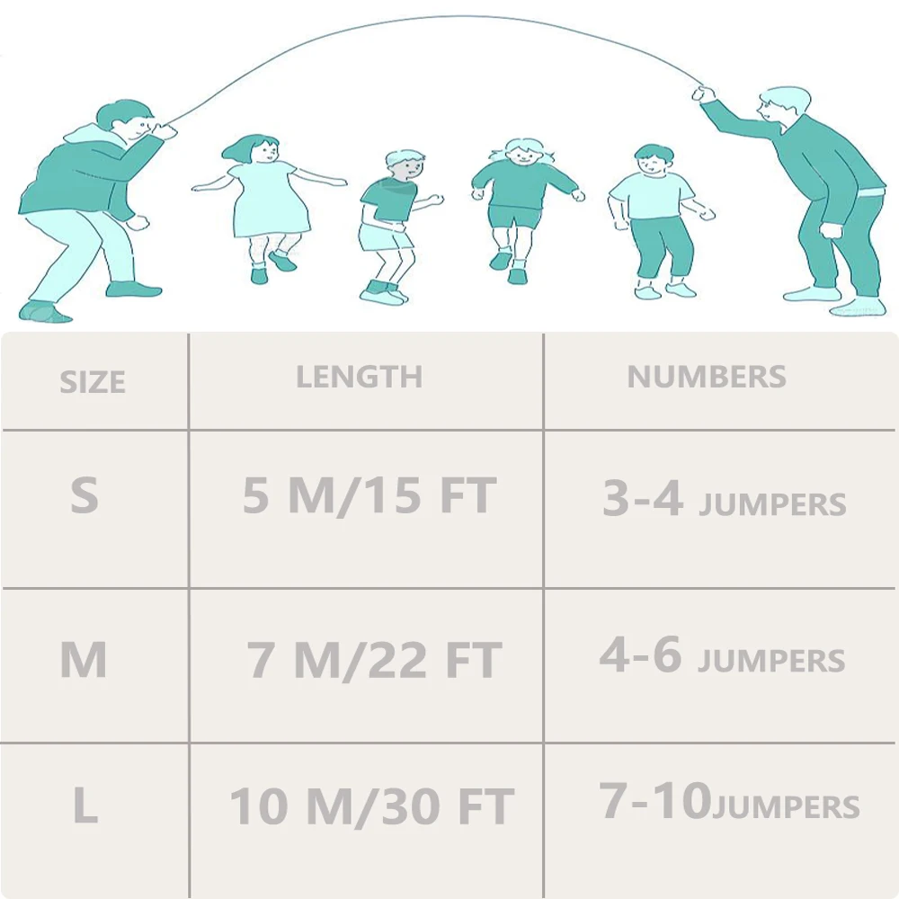 ZHUOHUA 5M-10M Long Jump Rope  - Jump Rope Double Dutch recensie en prijs