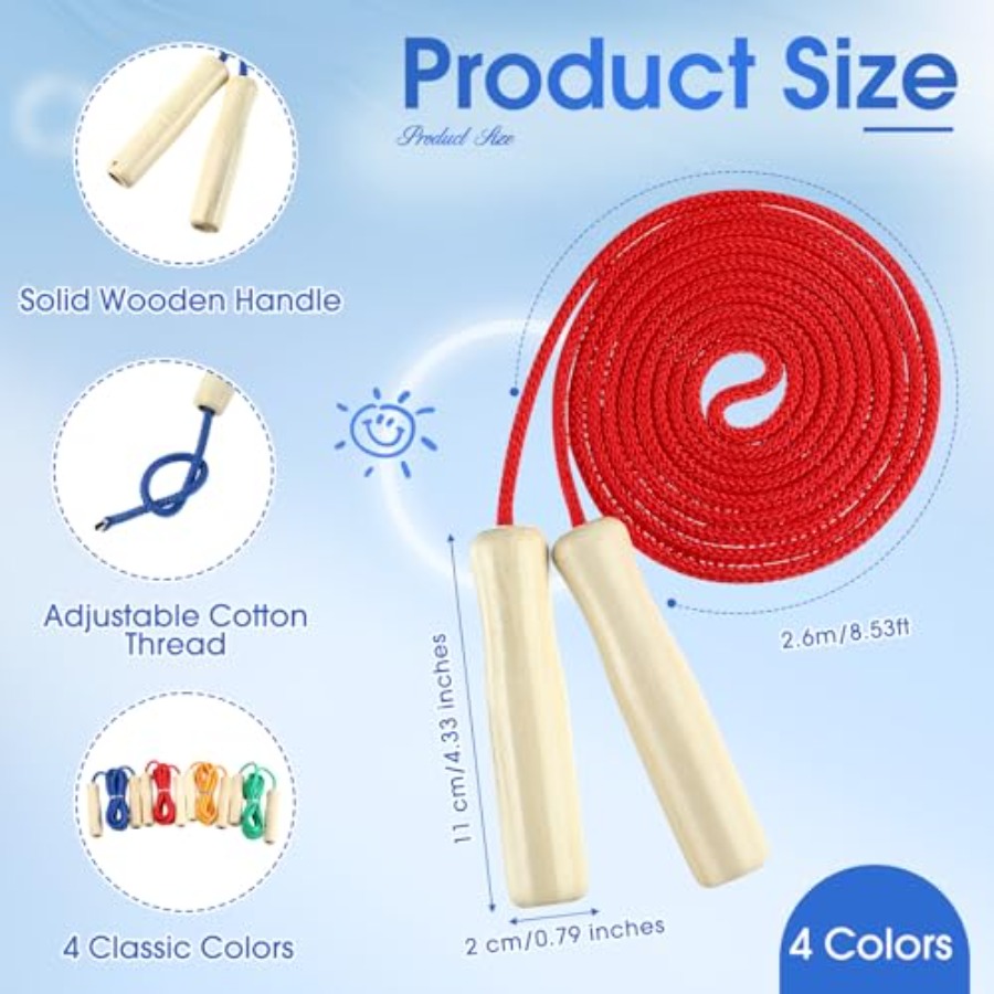 8.53 FT Adjustable Cotton Jump - Jump Rope Double Dutch recensie en prijs