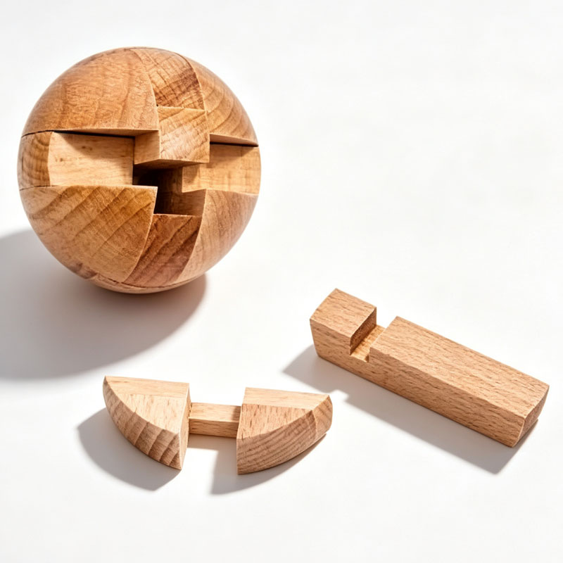 Classic Wooden Puzzle Ball Mag - Bocce Ball Set recensie en prijs