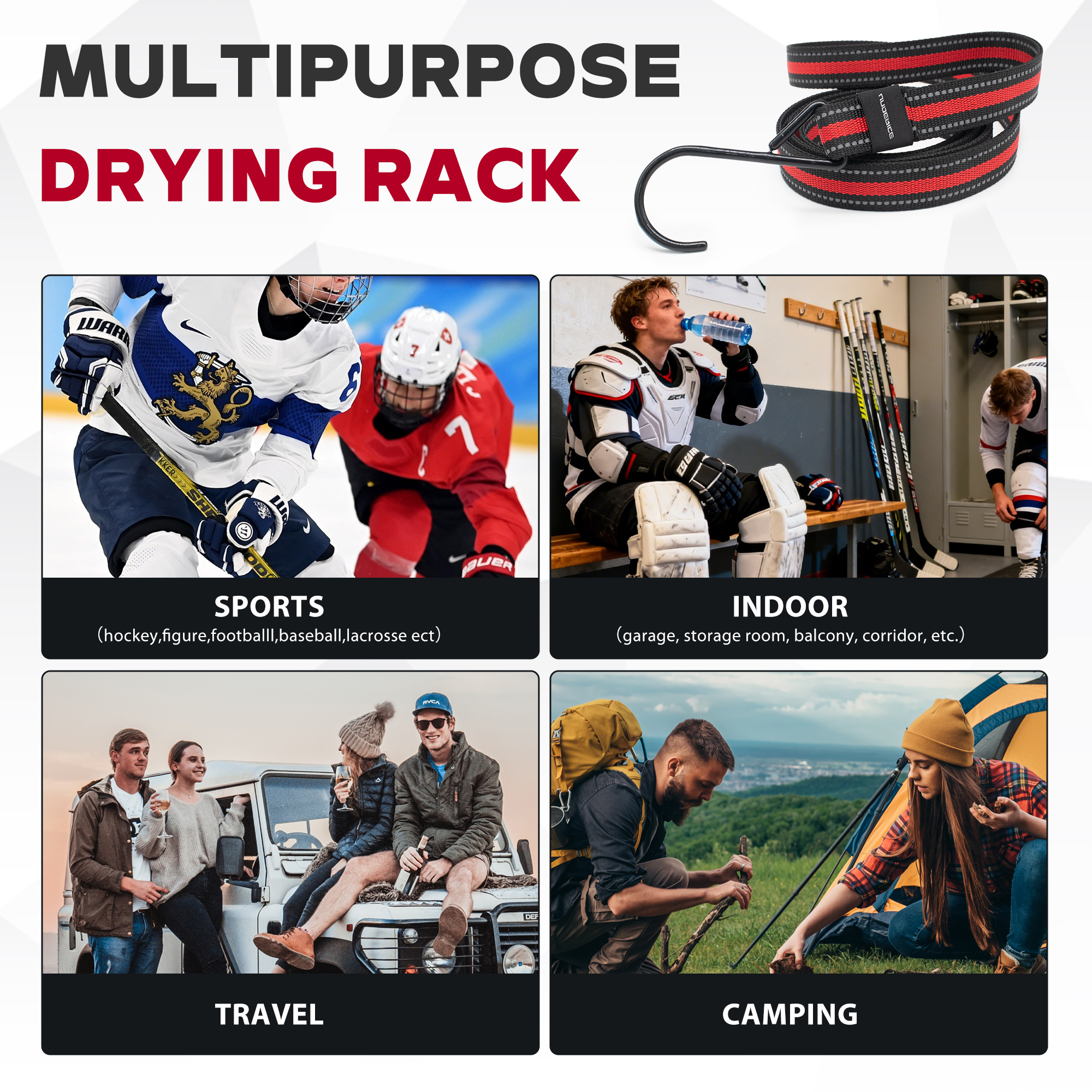 Hockey Gear Drying Rack Storag - Sports Equipment Drying Rack recensie en prijs